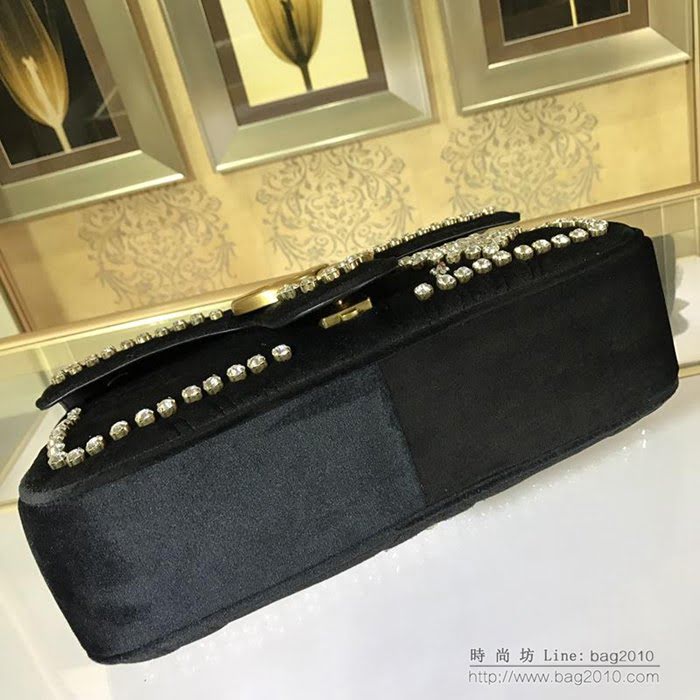 GUCCI古馳 新款女包 專櫃品質 443496 進口牛皮 原廠五金 鑽石心形 Gucci鏈條包 古馳斜挎包  ydgq3218